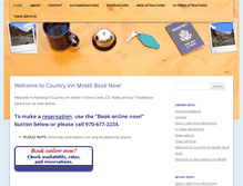 Tablet Screenshot of dccountryinn.com
